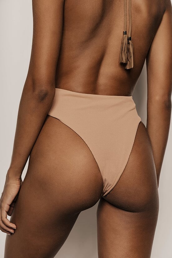 Hendrix One Piece (Nude Ribbed)